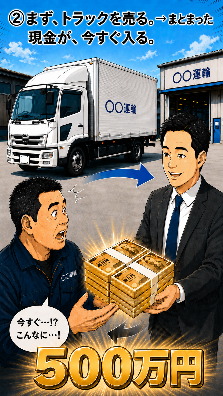 運送会社の漫画