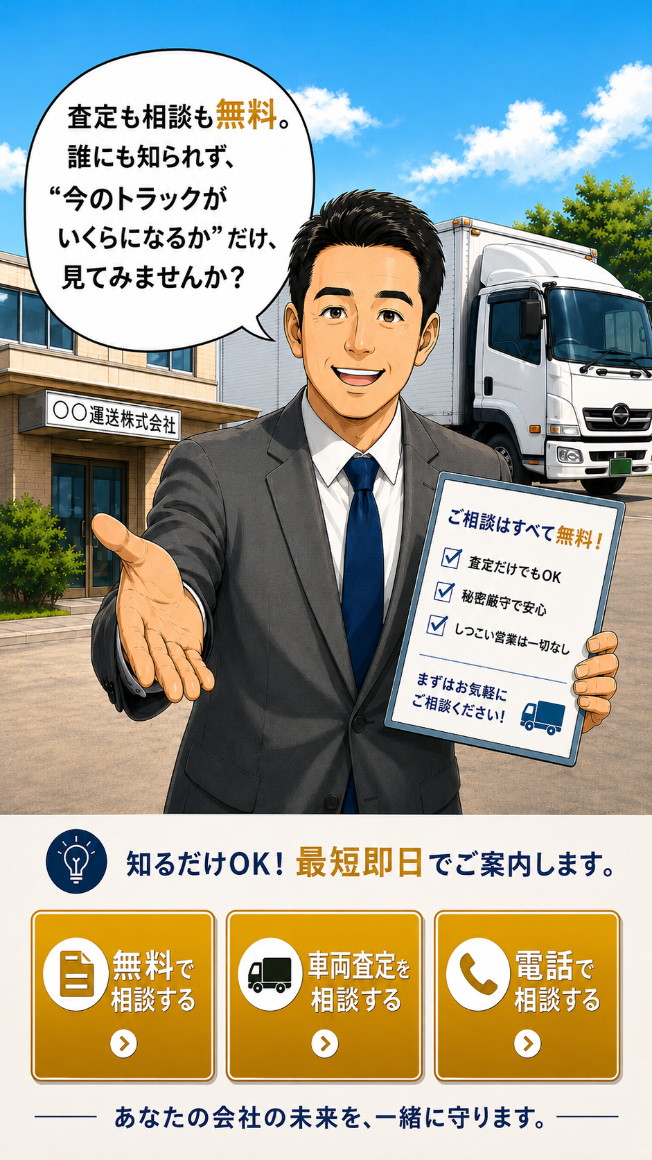 運送会社の漫画